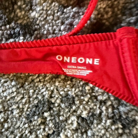 Red Ribbed Bikini Set - Picture 5 of 5